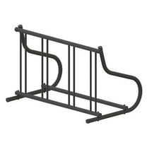 Madrax Bike Rack,1-Sided,4-Bike,48 in.,Black QS-GR114-B