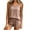 Khaki, variant on Bovxnpu Womens Pajama Set Cotton Floral Print Sleeveless Tank Top and Shorts Sleepwear