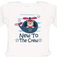 thumbnail image 4 of Inktastic New to the Crew Baby Boy Boys Long Sleeve Baby Bodysuit, 4 of 5