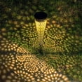 thumbnail image 4 of Fiudx Luces Solares para Jardín, Decoración En Forma de Flor, Proyección de Patrón Único, Brillo Amarillo Cálido, Ideal para Caminos, Patios y Porches, Regalo Perfecto para Las Fiestas, Diseño de Aho, 4 of 6
