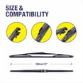 thumbnail image 3 of 3 Wipers 26"/16"/12" Replacement For Lexus NX200t NX300 NX300h 2021 2020 2019 2018 2017 2016 2015, 26 Inch+16 Inch Windshield Wiper Blades with 12 Inch Rear Wiper Blade, 3 of 13