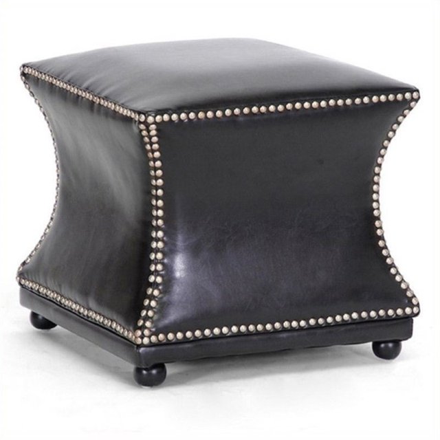 Bowery Hill Poussette en Cuir Marron Foncé