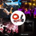 thumbnail image 3 of Light Strip Car LED Light String Water Resistant Flexible light strip car LED Car Interior Decorative Lamp Strip, Orange, 3 of 8