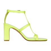 Vince Camuto Women's Balindah High Heel Ankle Strap Sandal Pump HIGHLIGHTER (5.5, HIGHLIGHTER)