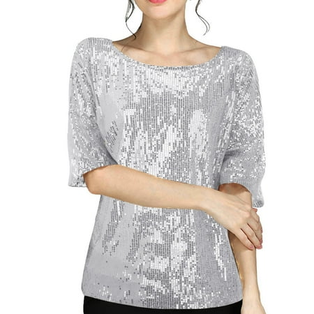 GILIGEGE Women Blouse Womens Fashion 2024 Summer Dressy Casual Blouses Lace Short Sleeve Pleated Crewneck Knit Tee Shirts Tunic Tops Babydoll Tops for Women