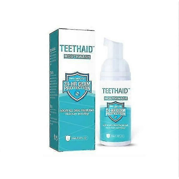 1/2/3pcs Teethaid Mouthwash, 30ml 50ml Mint Teeth Whitening Foam Mousse Stain Remove