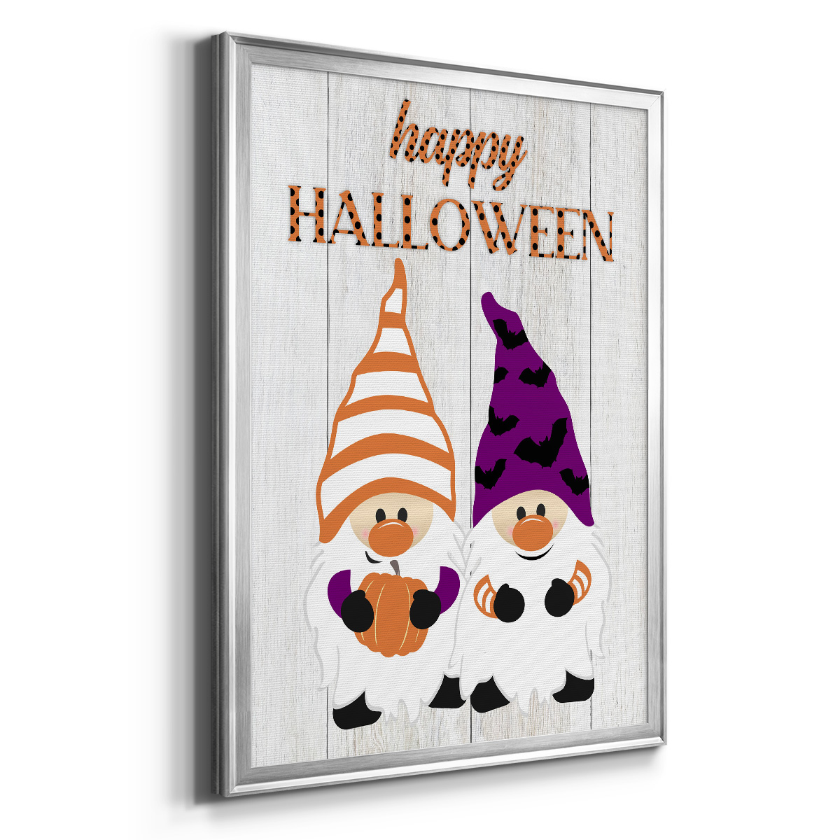 Halloween Gnomes Premium Framed Print - Ready to Hang