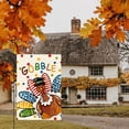 thumbnail image 3 of Sm:)e Gobble Turkey Thanksgiving Garden Flag 12 x 18 Inch, Double-Sided Printing, Outdoor Welcome Decor for Yards, 3 of 7