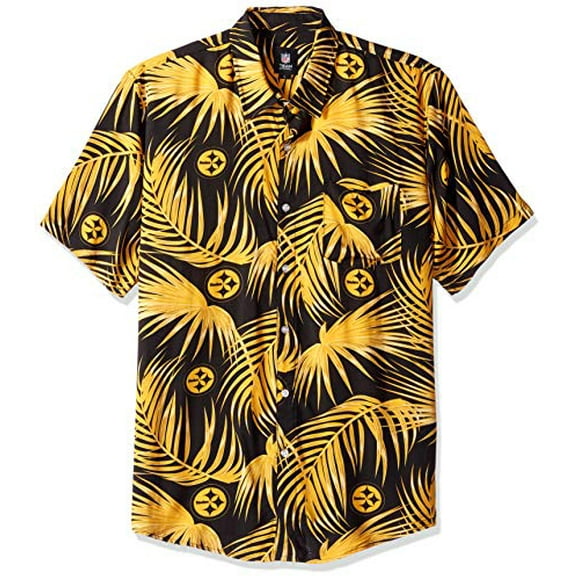 Pittsburgh Steelers NFL Chemise Hawaïenne à Boutons pour Hommes - m
