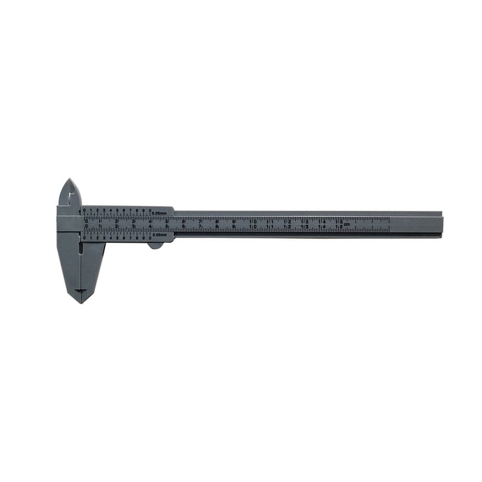 HXF 150mm Plastic Ruler Sliding Gauge Vernier Caliper Jewelry Measuring Accurately Measuring Tools Small