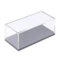 Aonity Dust-Proof One-Piece Molded Car Model Display Box, Transparent Acrylic Hard Cover Case Display Box for Car Model Figure Collectible Miniature
