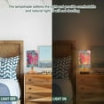 thumbnail image 4 of Yayeee Table Lamp for Bedroom Nightstand LED Portable Bedside Warm Light, Pink Butterfly, 4 of 7