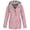 A-Pink1505, variant on Wxolcjlv Women's Solid Hooded Raincoat Flap Pocket Cut Outer Jackets