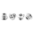 thumbnail image 1 of Soidarity Tornillo de aleación para bicicletas de 4 piezas, tornillos universales para fijación de bicicletas, tornillos de rueda de cadena, piezas de Ciclismo 6.5 mm Color natural Soidarity OD025072-21, 1 of 6