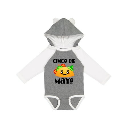 

Inktastic Cinco De Mayo Taco Party Gift Baby Boy or Baby Girl Long Sleeve Bodysuit