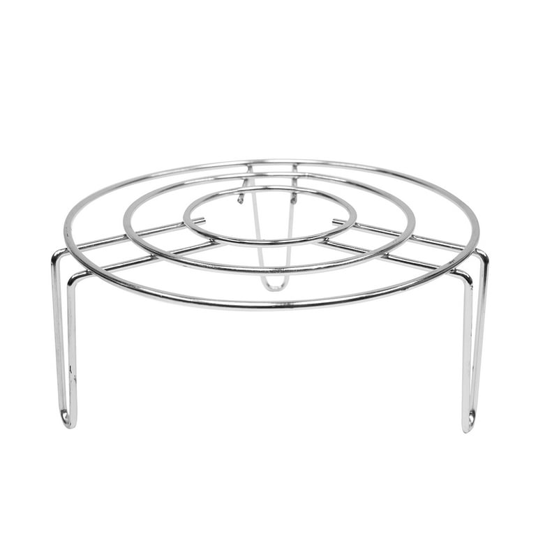 Round Stainless Steel Hot Pan Trivet Raised Oven Stove Cooking Pot Holder  Pad Home Kitchen Essential
