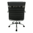 thumbnail image 6 of Corrigan Height Adjustable Faux Leather Office Chair, Small, Black and Chrome, 6 of 9