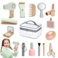 thumbnail image 1 of Juego de Maquillaje de Madera KIDBSET WM-1280 Kit de Belleza y Peluqueria 16 Piezas, 1 of 5