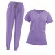 thumbnail image 4 of Conjunto de uniforme médico para mujer, uniforme deportivo, uniforme de enfermería para spa y cuidado de mascotas. S, 4 of 9
