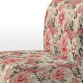 thumbnail image 4 of Designart "Delicate Pink Peony Floral Beauty" Pink Floral Upholstered Accent Chair - Cottage Arm Chair For Living Room, 4 of 5