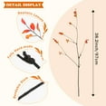 thumbnail image 2 of Sanmadrola 4 Pcs Fall Stems Artificial Ficus Branches 38 Inch Faux Eucalyptus Stems Fall Decor Fake Leaves Fall Decorations for Home Autumn Table Decor Fall Branches for Vase Filler, 2 of 8