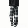thumbnail image 1 of FcBaudy Full Length Pants Man Fallow Cell Woolen Drawstring Pockets Fleecing Trousers Man woolen trousers, 1 of 5
