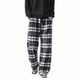 thumbnail image 1 of ShomPort Women's Lounge Pants Comfy Wide Leg Plaid Pants Casual Loose Elastic Waisted Lounge with Pockets, Regular, 1 of 5