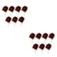 thumbnail image 1 of Ramo de flores falsas Inteprter 7 Uds girasoles artificiales decoración para hogar Rojo 2Conjunto, 1 of 6