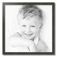 thumbnail image 2 of ArtToFrames 24x24 Inch Slate Gray Picture Frame, This Gray MDF Poster Frame is Great for Your Art or Photos, Comes with 060 Plexi Glass (4669), 2 of 8