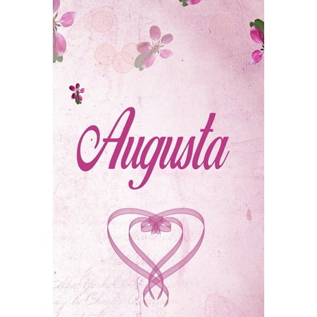 Seattle Floral Design School Augusta : Personalized Name Notebook/Journal Gift For Women & Girls 100 Pages (Pink Floral Design) for School, Writing Poetry, Diary to Write in, Gratitude Writing, Daily Journal or a Dream Journal. ()