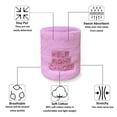thumbnail image 6 of COUVER 4 Inch Solid Terry Cotton Athletic Sweat Wristbands Light Pink w HFC 2 Pairs (Mens), 6 of 8