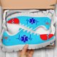 thumbnail image 1 of Doginthehole - Zapatos planos médicos de ECG para trabajadores del hospital, con estampado de latidos del corazón y cordones, marca de diseñador, 1 of 6