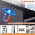thumbnail image 2 of Especieros para Cocina Magnético - Paquete de 3 Estante Organizador Magnético de Metal para Refrigerador Organizador de Cocina para Especias Condimentos Frascos Bolsitas, 2 of 4