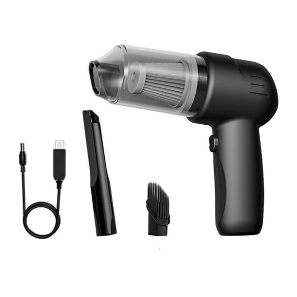 Aspiradora de coche de 100 W, succión fuerte de alta potencia, 9000PA, 15 Inalámbrico Negro Sunnimix aspiradora de coche