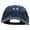 Navy, variant on Two Glasses of Wine Embroidered Unstructured Pigment Dyed Cotton Cap - Red OSFM