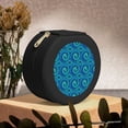 thumbnail image 6 of Yiaed Snake Print Travel Jewelry Case Bridesmaid Gift Boxes Jewelry Travel Organizer Small Round Jewelry Box Mini Storage-Black, 6 of 7