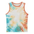 thumbnail image 5 of HAOTAGS Summer Tank Tops for Toddler (3-15Years) Trendy Tie Dye Print Sleeveless Tank Tops for Boys and Girls Multicolor 4 Years, 5 of 6