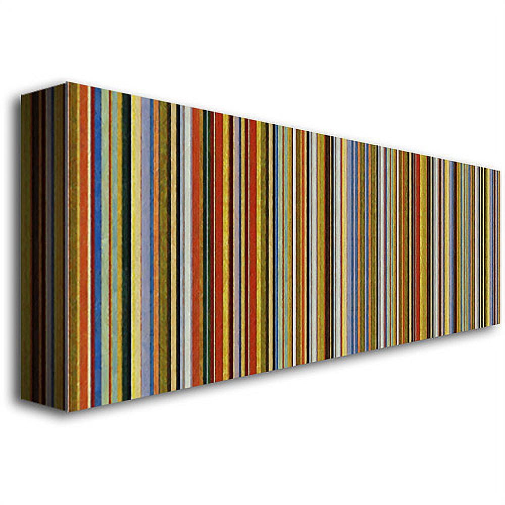 Trademark Fine Art "Comfortable Stripes VII" Canvas Wall Art by Michelle Calkins