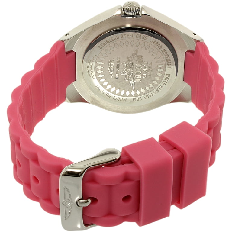 Invicta Women’s “Angel” Pink silicone watch Invicta Women main image 2