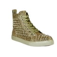 thumbnail image 2 of Mens High Top Shoes By FIESSO AURELIO GARCIA ,Spikes Rhine stones 2409 Gold, 2 of 8