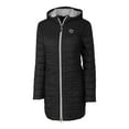 thumbnail image 2 of Women's Cutter & Buck Black Cincinnati Bearcats Vault Rainier Primaloft Eco Hooded Long Coat, 2 of 3
