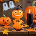 thumbnail image 3 of Shoreew Halloween Ornament Cartoon Style Vivid Expression Design Pumpkin Decoration Joyful Festive Atmosphere Decor, 3 of 7