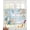 White Blue, variant on Blue Beach Coastal Sheer Curtains 54 Inch Length 2 Panels Set for Living Room/Bedroom, Summer Nautical Coral Shell Botanical Vintage Kitchen Curtains Grommet Curtains Window Treatments 42"x54"x2