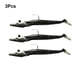 thumbnail image 5 of Naiovety 3 uds señuelo cebo pesca cabeza pez bajo anzuelo aparejos artificiales barco púas arenque brillo percha mero accesorio Pescar Negro, 5 of 6