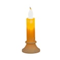 thumbnail image 3 of Flameless Flickering LED Taper Candle Tabletop Decor, Plastic Electronic Candle Light, Indoor Halloween Thanksgiving Christmas Fall Harvest Dining Fireplace Window Seasonal Table Centerpiece Ornament, 3 of 7