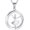 Silver, variant on Cremation Jewelry Ring Dance Urn Pendants Keepsake Memorial funeral Necklace for Human Ashes Locket Holder for Women Men