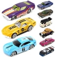 thumbnail image 2 of 1:64 City Alloy Sports Car Vintage Bridge Mini Racing Collection Slide Vehicle Toy Diecast Model Boy Kids Toys Car Birthday Gift, 2 of 5