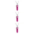 thumbnail image 2 of Colgantes de cristal Minnieouse Hexágono Rosa rojo CBP468206, 2 of 6