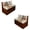 Beige-Butterfly Boho Floral, variant on SCRAWLGOD Hippie Daisy Print RV Dinette Cushions Covers Washable 2 Piece Set RV Booth Seat Slipcover Universal Stretch RV Dinette Seat Booth Cover