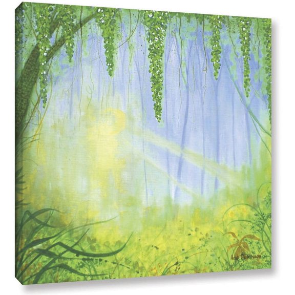 ArtWall Herb Dickinson "Morning Rays" Gallery-wrapped Canvas